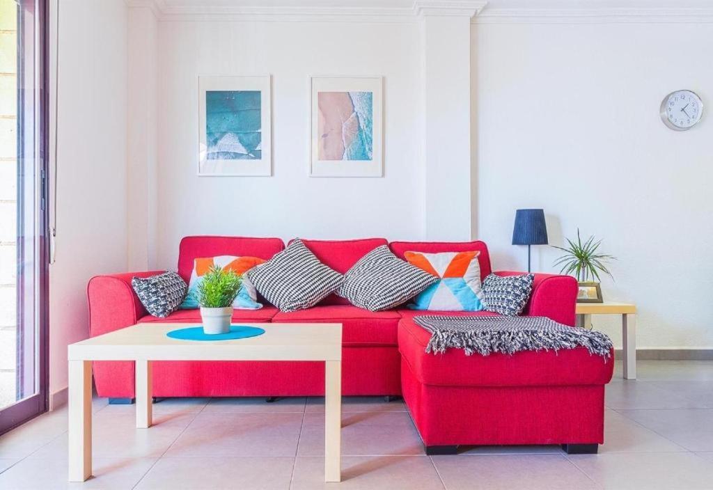 Seaview Modern Beach Apartment Guardamar del Segura Bagian luar foto